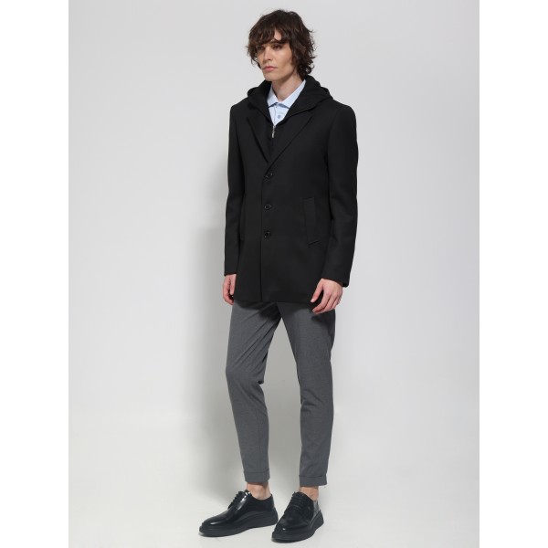 ΗΜΙΠΑΛΤΟ TRESOR 2573-BLACK
