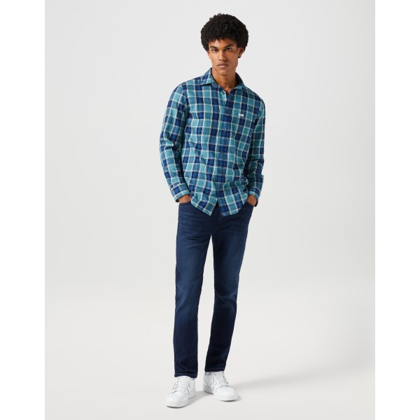 ΠΑΝΤΕΛΟΝΙ ΤΖΙΝ WRANGLER LARSTON 112350845-D.BLUE