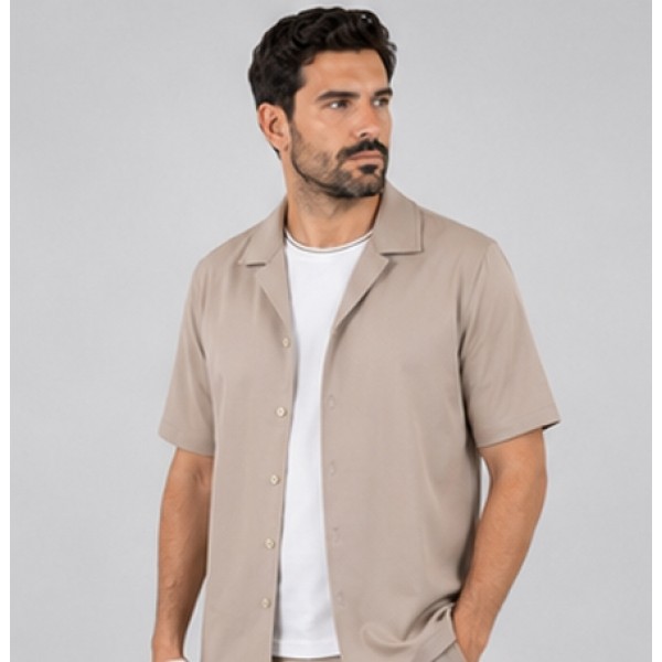 ΠΟΥΚΑΜΙΣΑ SIDE EFFECT T-6288-BEIGE