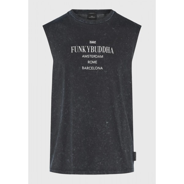 ΜΠΛΟΥΖΑ FUNKYBUDDHA FBM009-028-04-BLACK