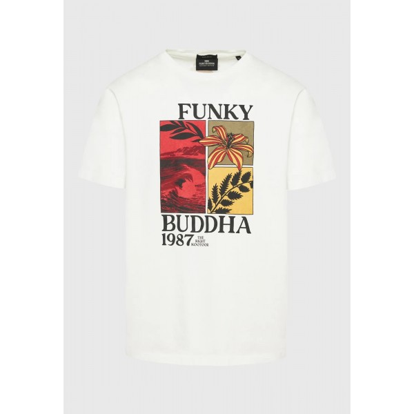 ΜΠΛΟΥΖΑ FUNKYBUDDHA FBM009-064-04-OFF WHITE