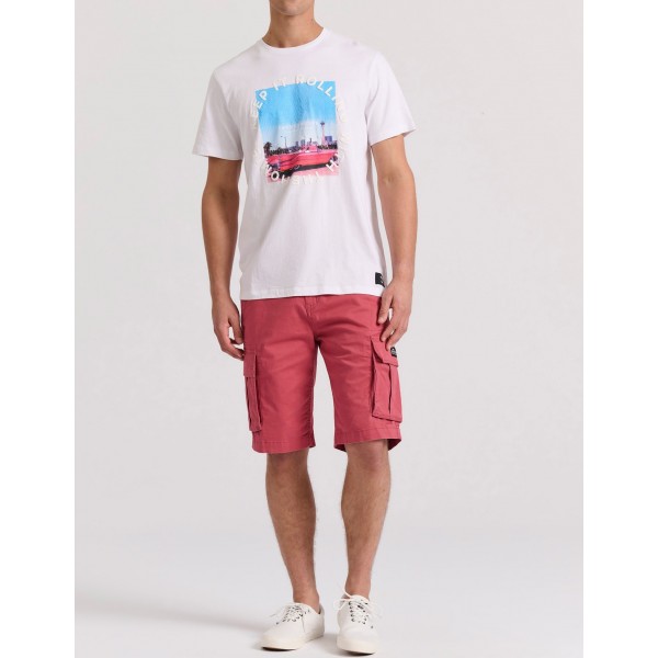 ΜΠΛΟΥΖΑ FUNKYBUDDHA FBM009-301-04-WHITE