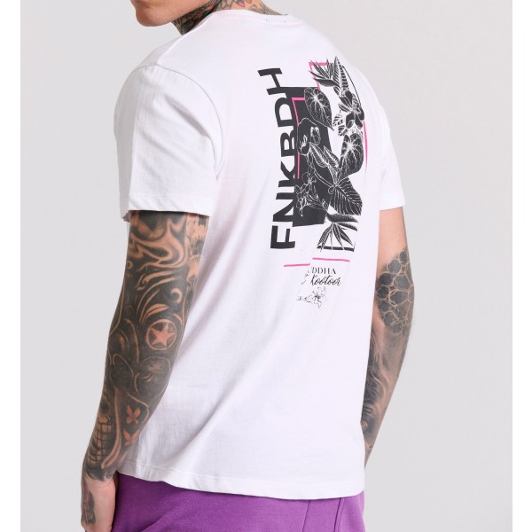 ΜΠΛΟΥΖΑ FUNKYBUDDHA FBM009-308-04-WHITE