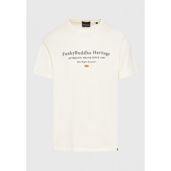 ΜΠΛΟΥΖΑ FUNKYBUDDHA FBM010-003-04-OFF WHITE