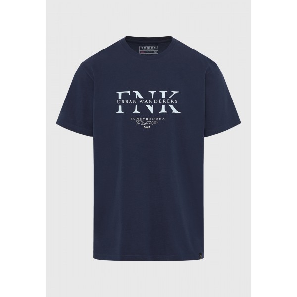 ΜΠΛΟΥΖΑ FUNKYBUDDHA FBM011-017-04-NAVY