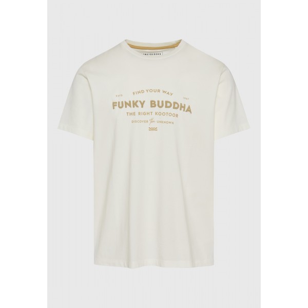 ΜΠΛΟΥΖΑ FUNKYBUDDHA FBM011-027-04-OFF WHITE