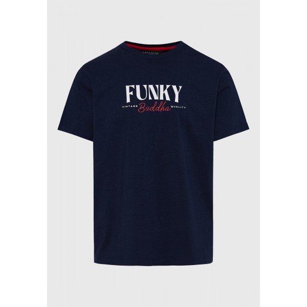 ΜΠΛΟΥΖΑ FUNKYBUDDHA FBM011-084-04-NAVY