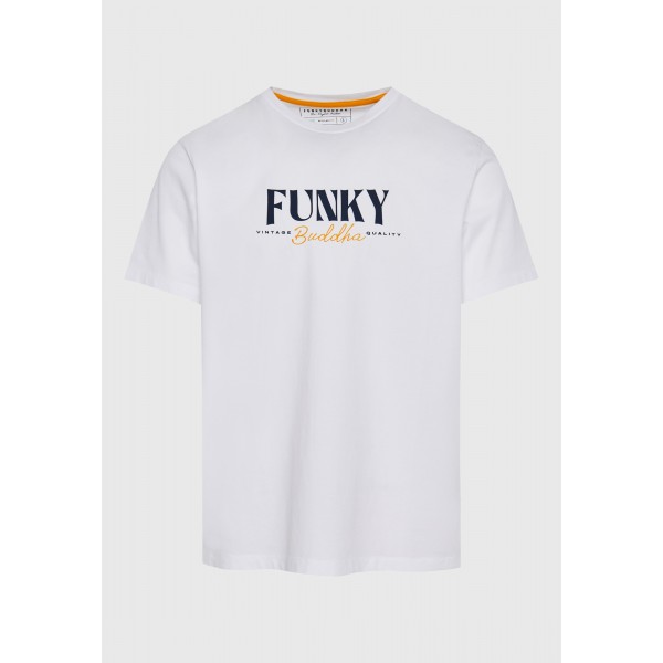 ΜΠΛΟΥΖΑ FUNKYBUDDHA FBM011-084-04-WHITE