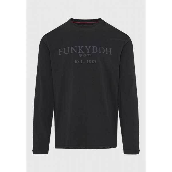 ΜΠΛΟΥΖΑ FUNKYBUDDHA FBM012-005-07-BLACK