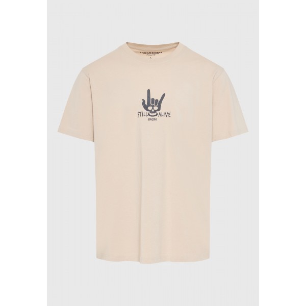 ΜΠΛΟΥΖΑ FUNKYBUDDHA FBM012-019-04-BEIGE