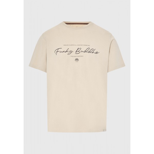 ΜΠΛΟΥΖΑ FUNKYBUDDHA FBM013-022-04-BEIGE
