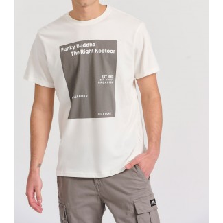 ΜΠΛΟΥΖΑ FUNKYBUDDHA FBM009-311-04-OFF WHITE
