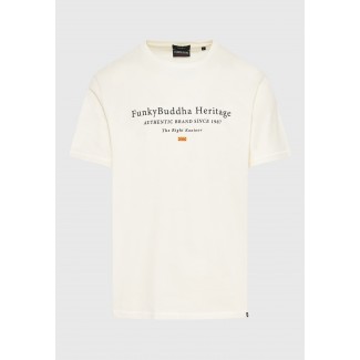 ΜΠΛΟΥΖΑ FUNKYBUDDHA FBM010-003-04-OFF WHITE