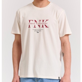 ΜΠΛΟΥΖΑ FUNKYBUDDHA FBM011-017-04-OFF WHITE