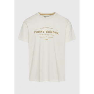 ΜΠΛΟΥΖΑ FUNKYBUDDHA FBM011-027-04-OFF WHITE