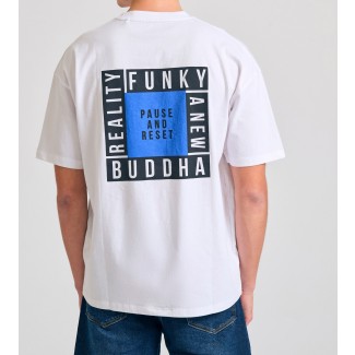 ΜΠΛΟΥΖΑ FUNKYBUDDHA FBM011-301-04-WHITE